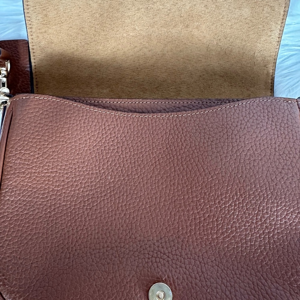 Coach Tan Leather Crossbody Bag - Picture 11 of 14